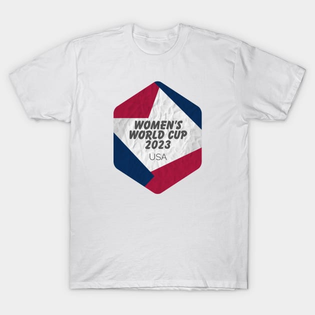 USA Women’s World Cup Soccer 2023 T-Shirt by Designedby-E